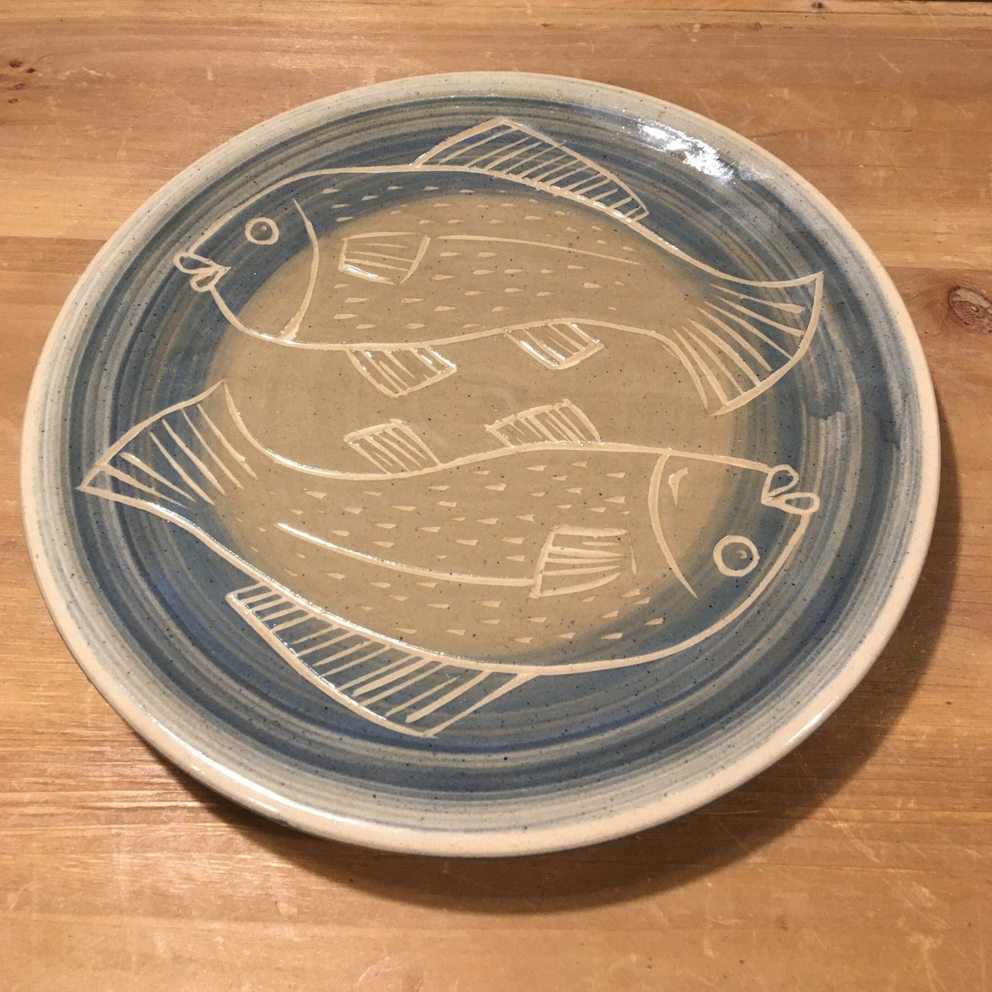 Vintage Ceramic Fish Plate - Serving Dish