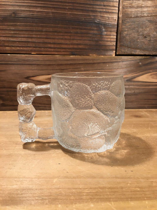 Vintage 90’s Nostalgia - Glassware Mug - The Flintstones - RocDonalds Rocky Road Mug - Boulder  Drinking Glass with Handle