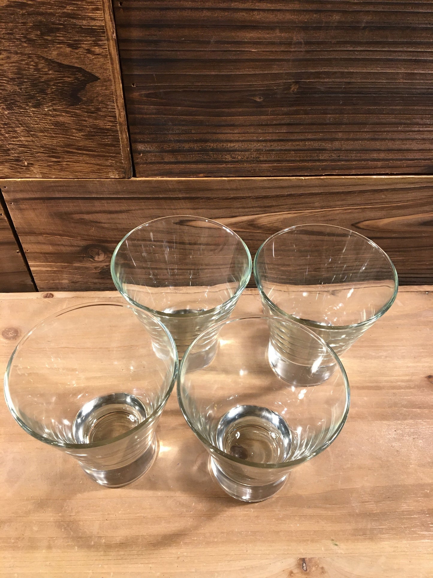 Set of 4 - Short Martini Cocktail Glasses