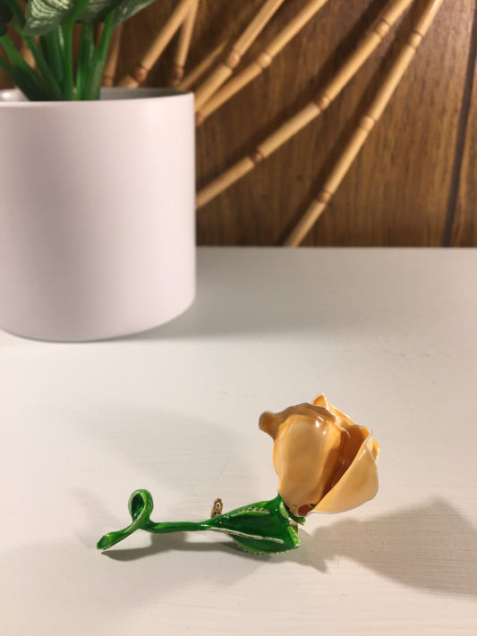 Vintage Yellow Flower Lapel Pin   Flower Pin  1960’s Style  Mother’s Day Gift Idea  For Her  Botanical Accessories Spring Jewelry