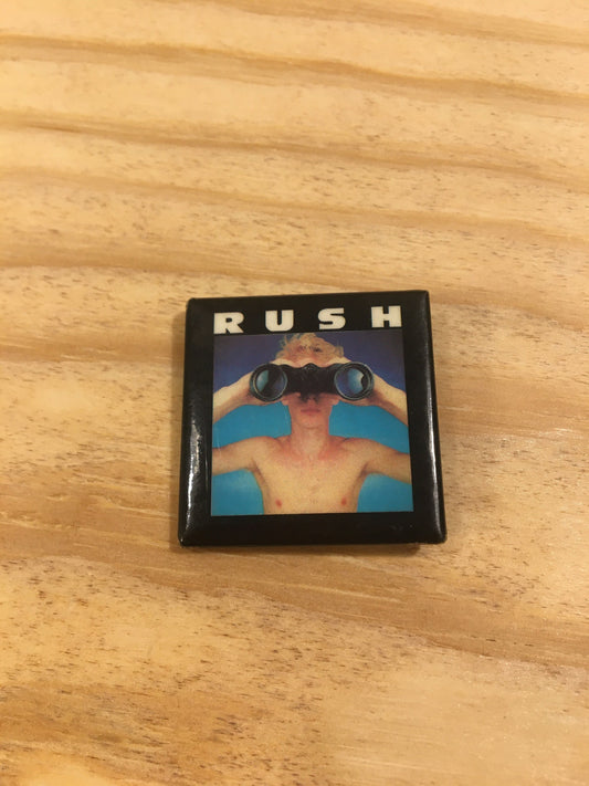 Vintage Band Pins - Rock N’ Roll Pinback Button - Rush Pin - The Big Money Album Cover - Music Lover Gift - Classic Rock Memorabilia