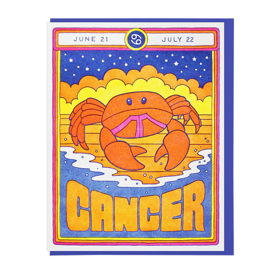 Cancer Zodiac Card : Lucky Horse Press