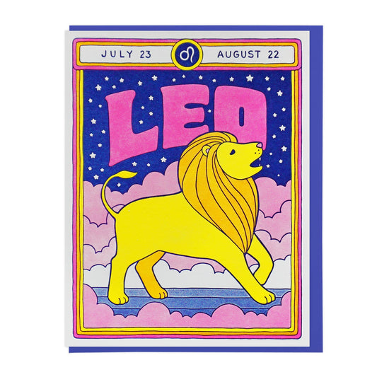 Leo Zodiac Card : Lucky Horse Press
