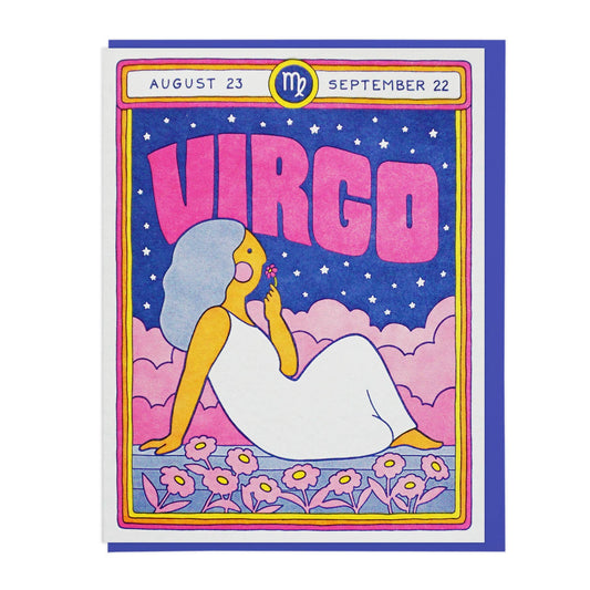 Virgo Zodiac Card : Lucky Horse Press